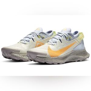 Nike Pegasus Trail 2 Pure Platinum Fossil Laser Orange Women's CK4309-001